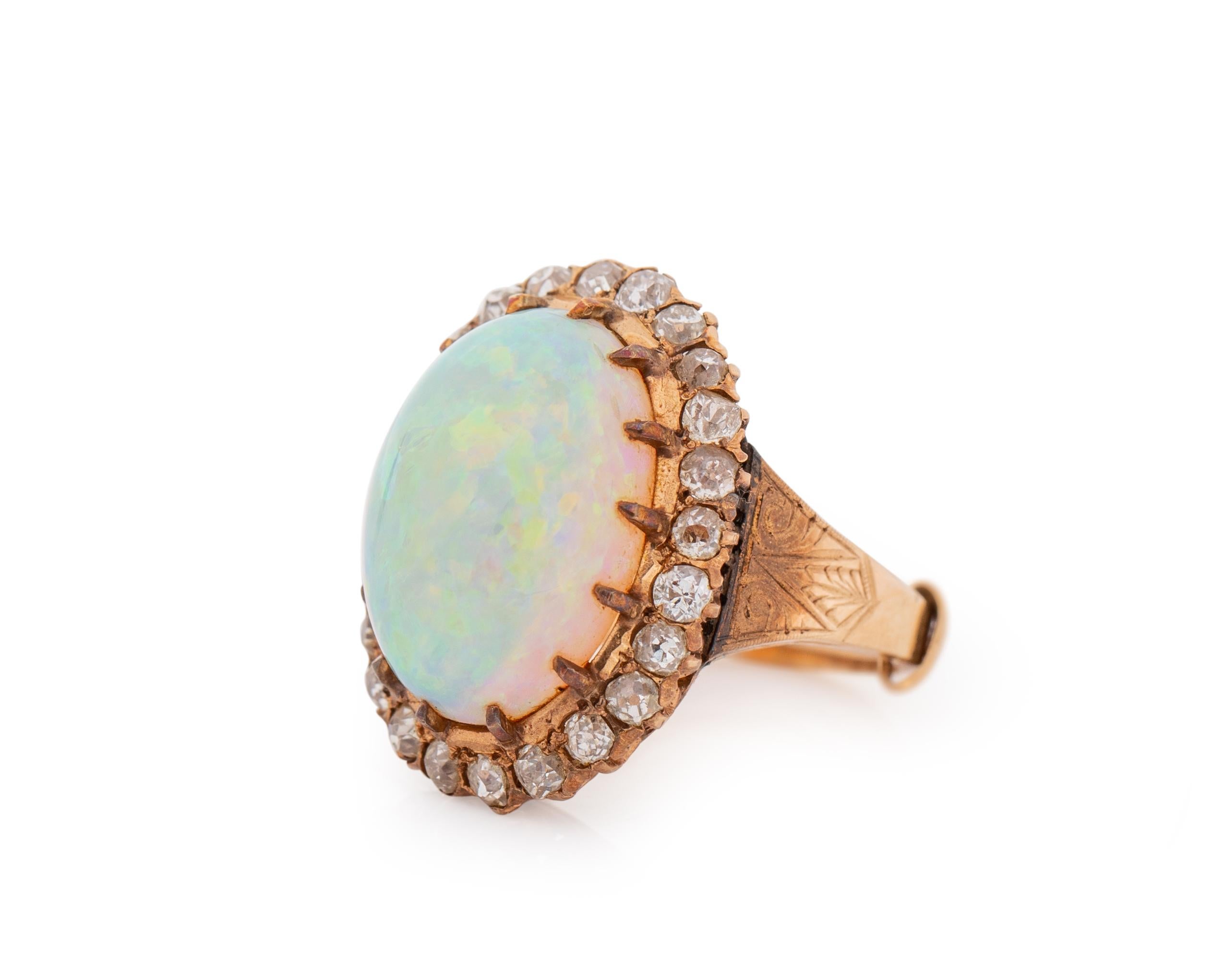 1920s opal ring