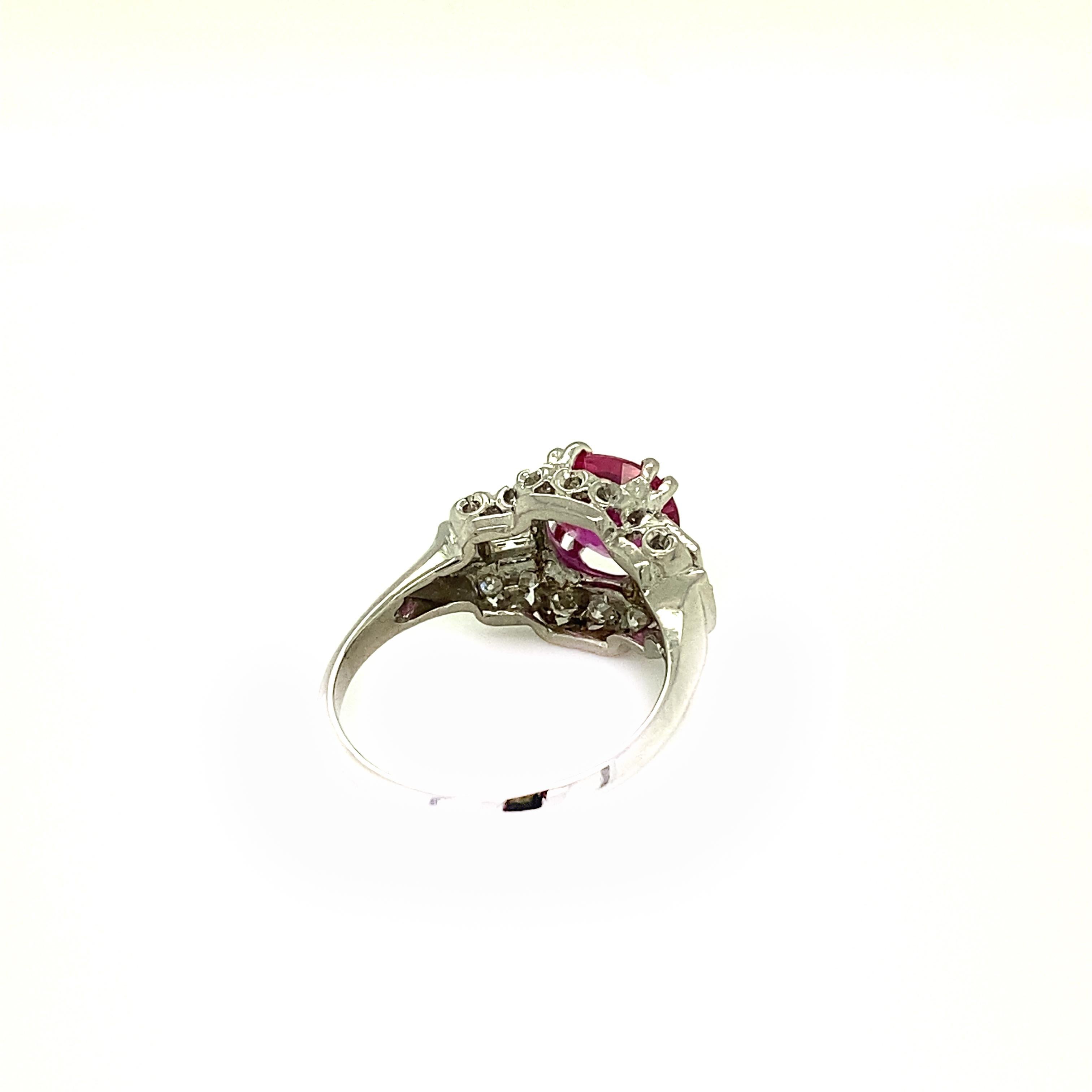 1.5 carat ruby ring