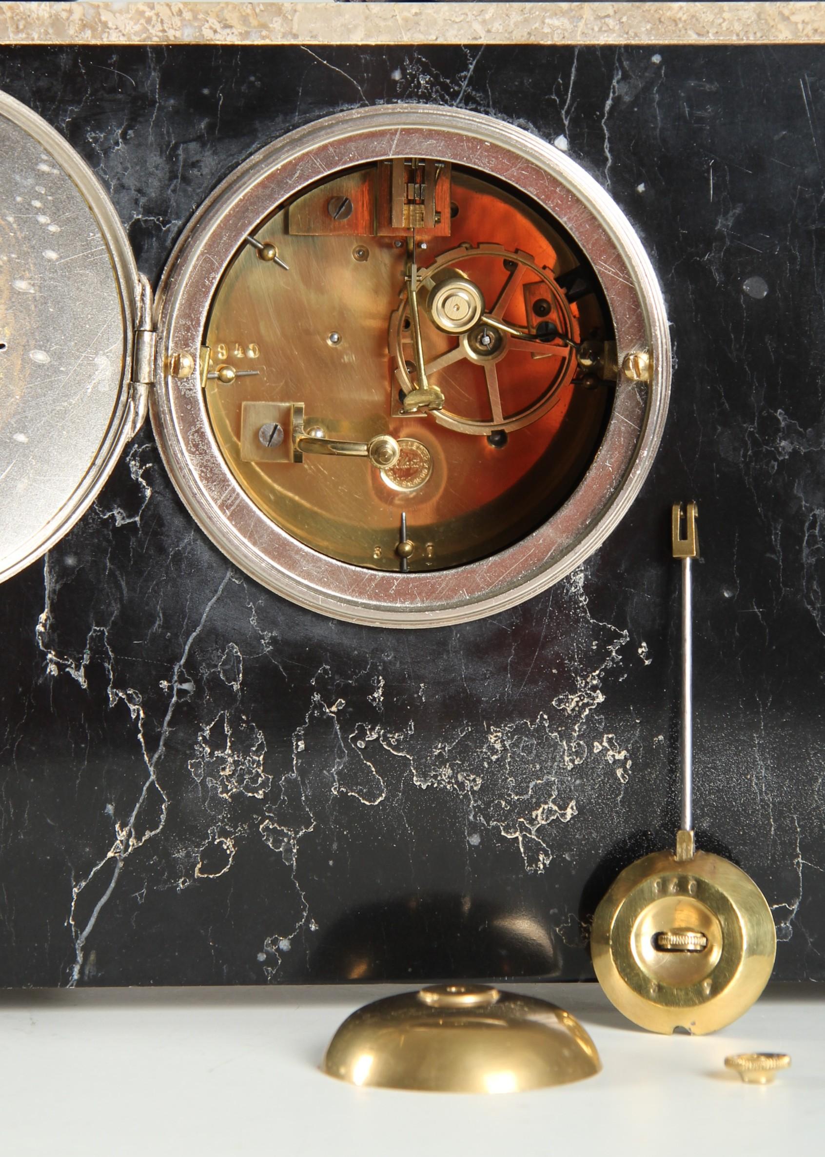 1920s -1930s Art Deco Mantel Clock - in wonderful restored condition For Sale 5