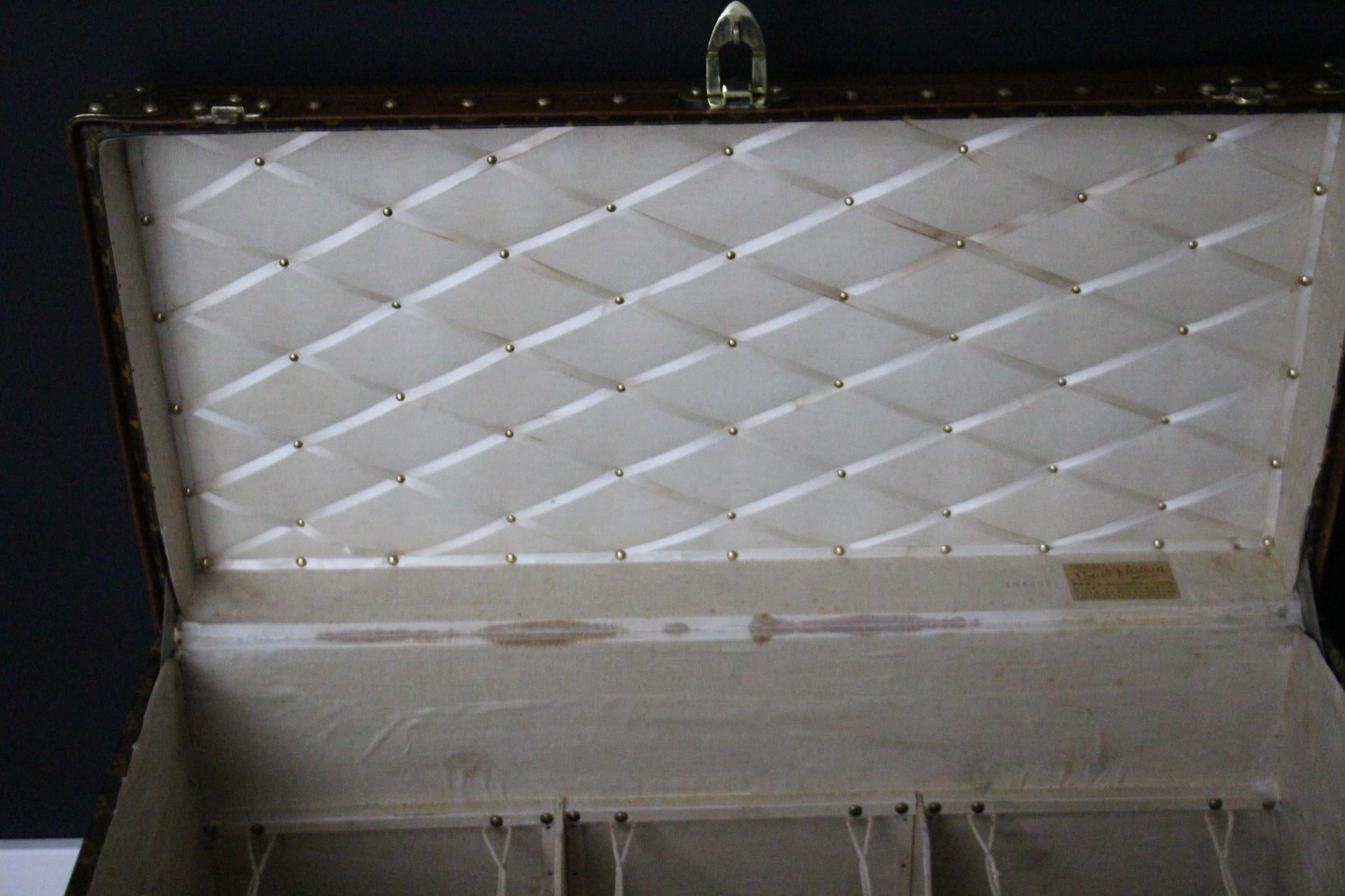 1920's-1930's Louis Vuitton Trunk in Monogram, 80 cm Louis Vuitton Steamer Trunk 5