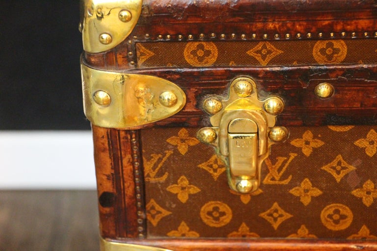Louis Vuitton Antique Monogram Courrier 80 Steamer Trunk - Brown, 2 pieces  Decorative Accents, Decor & Accessories - LOU765165