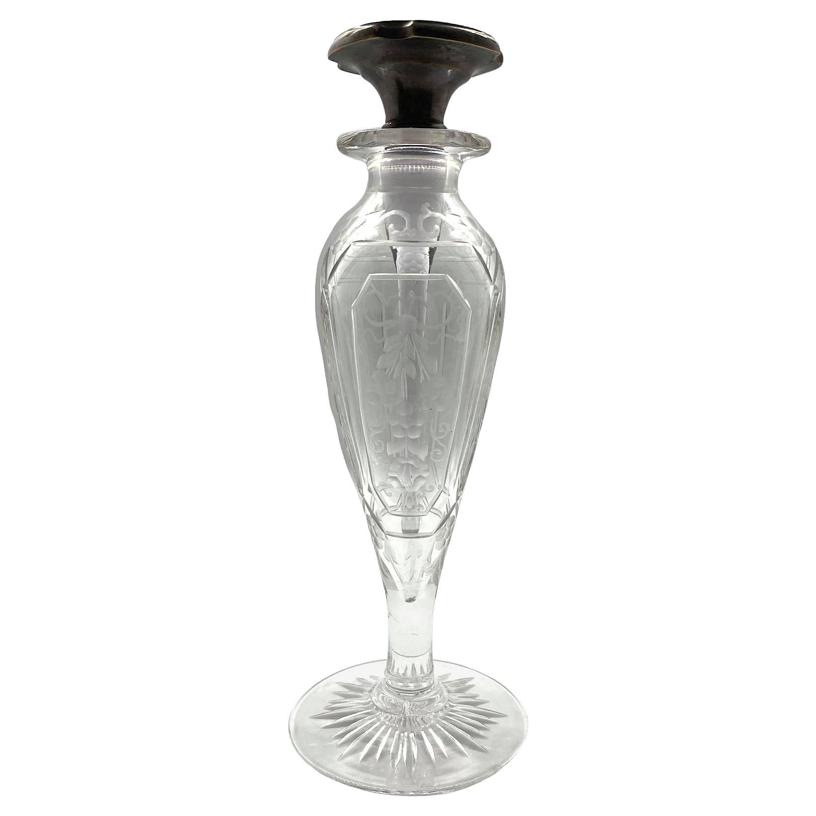 Parfümflasche aus säuregeätztem Cloisonné aus den 1920er Jahren im Angebot