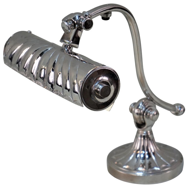 1920 S Adjustable Nickel Piano Desk Lamp For Sale At 1stdibs