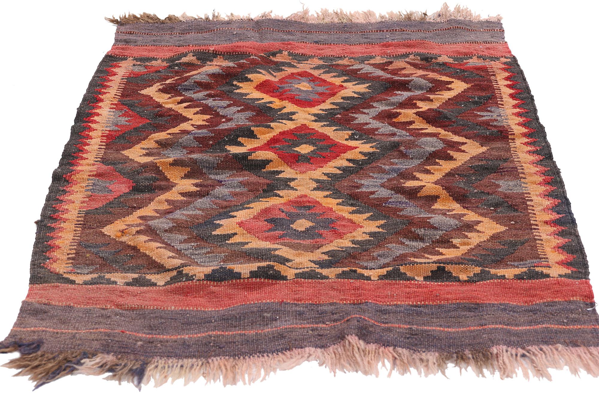 Afghan Tapis Kilim afghan tissé à plat des années 1920 en vente