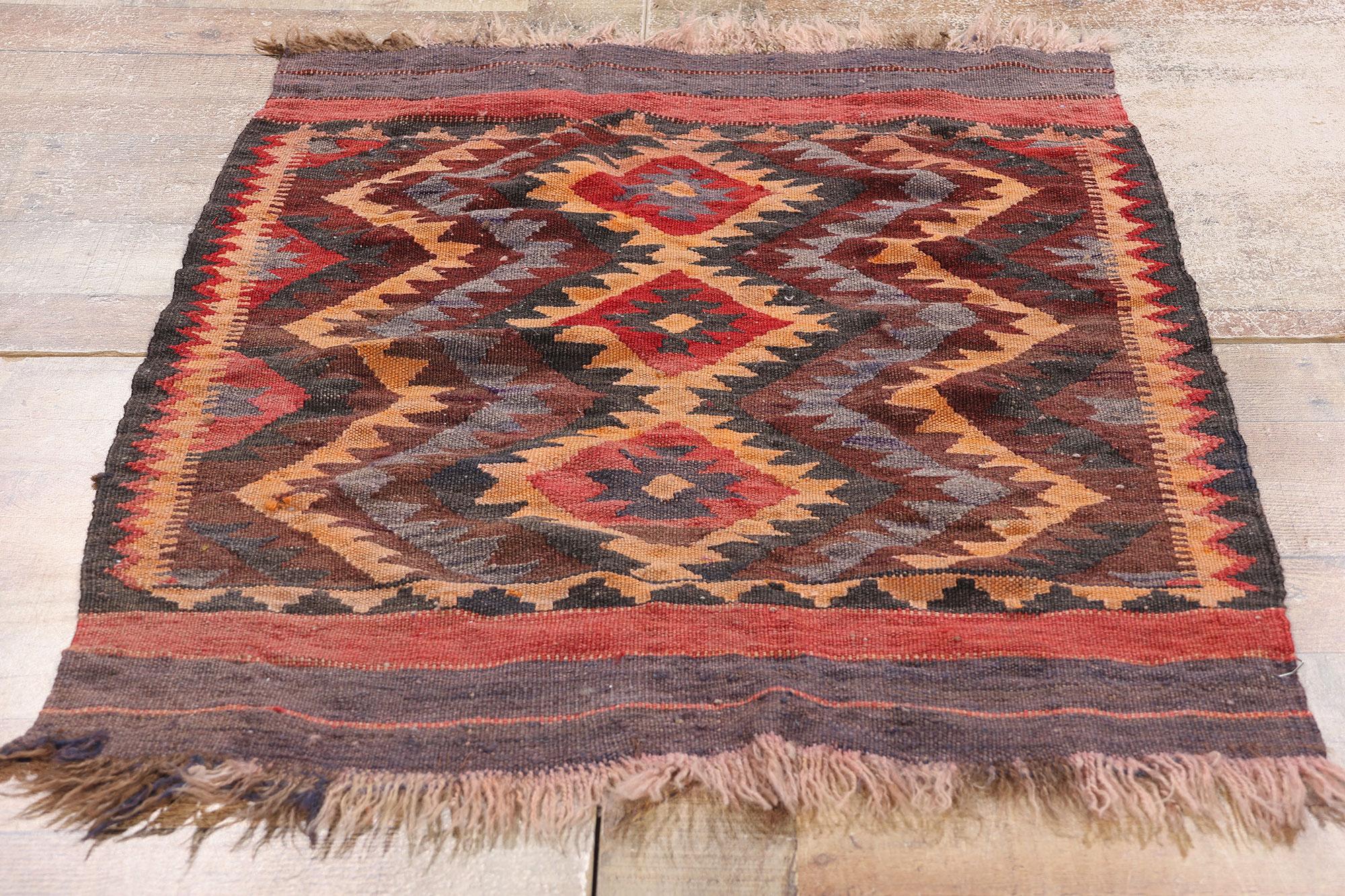 Tapis Kilim afghan tissé à plat des années 1920 en vente 1