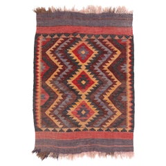 1920's Afghan Flatweave Kilim Rug