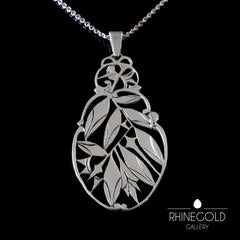 1920s Albert Kahlbrandt German Art Deco Silver Pendant