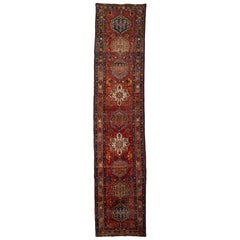 Tapis de course en laine des années 1920, Design/One antique, rouge