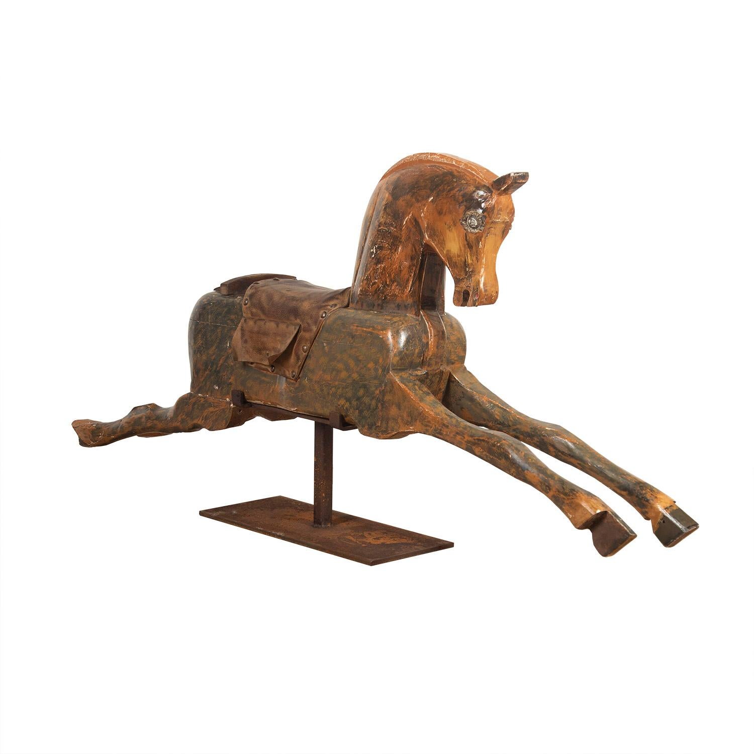 Caballo de carrusel americano de los años 20 Estadounidense en venta