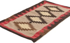 1920's American Folk Art Textile, Southwestern-Style Southwest Modern Carpet