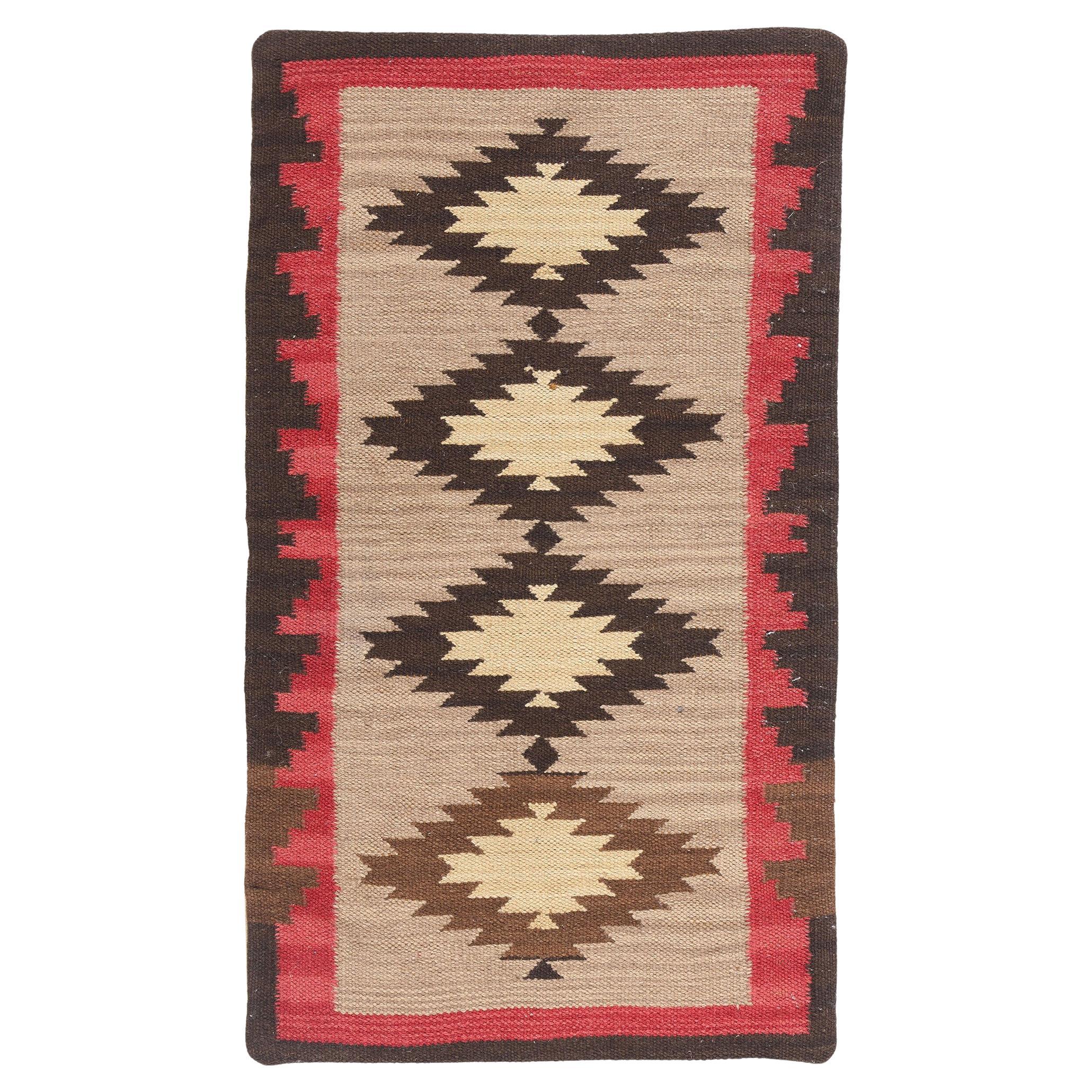 1920's American Folk Art Textile, Southwestern-Style Southwest Modern Carpet