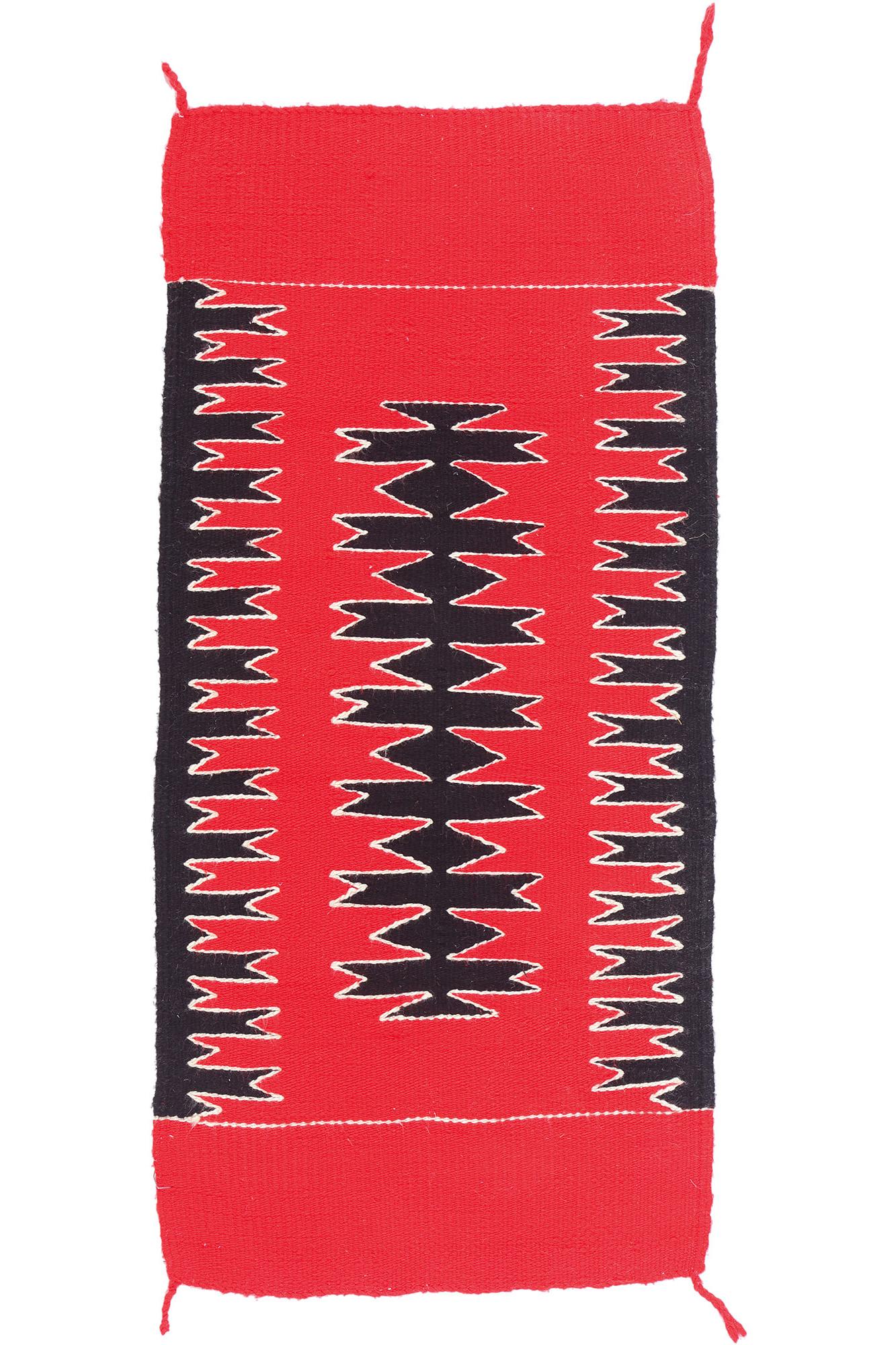 Textile d'art populaire américain des années 1920, tapis de style moderne du Sud-Ouest en vente 2