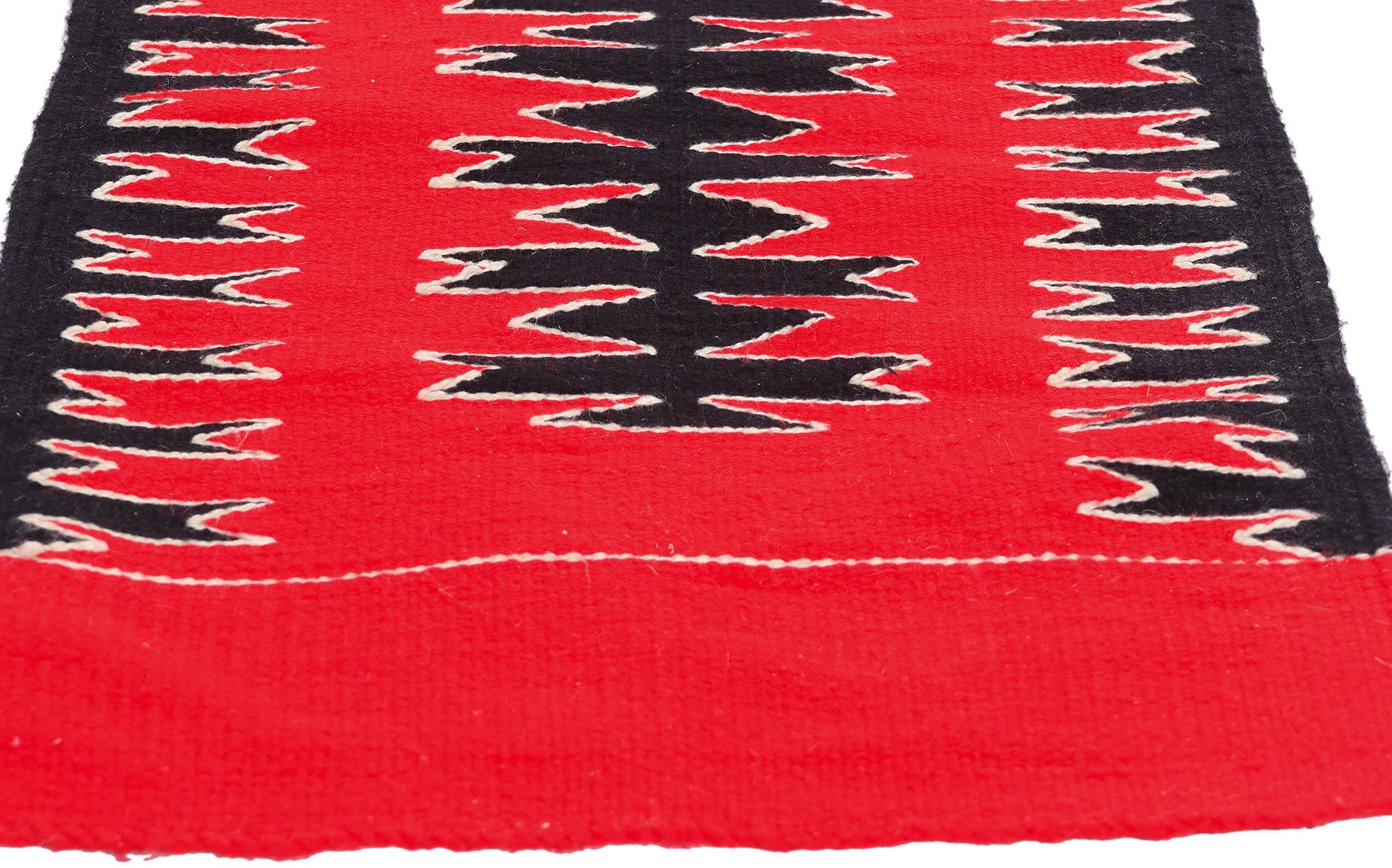 Américain Textile d'art populaire américain des années 1920, tapis de style moderne du Sud-Ouest en vente