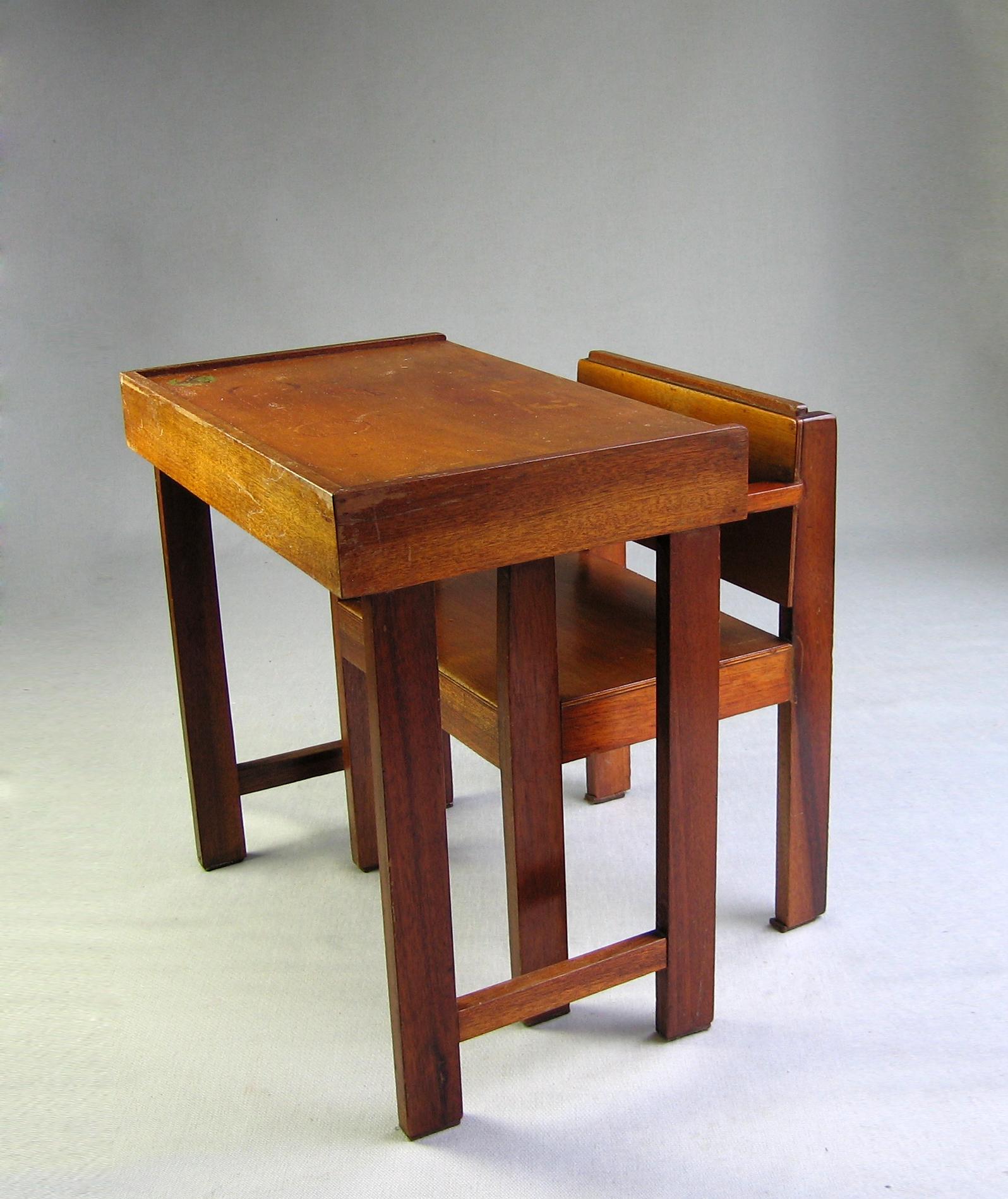 small wooden armchair