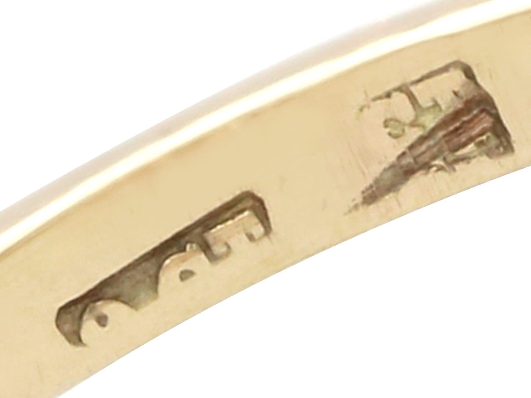 1920s 1.14 Carat Diamond and 9k Yellow Gold Trilogy Ring 1