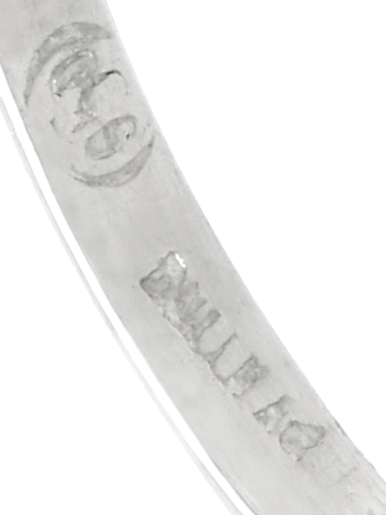 1920er Jahre Antike 1,49 Karat Diamant und Platin Trilogie Ring 1