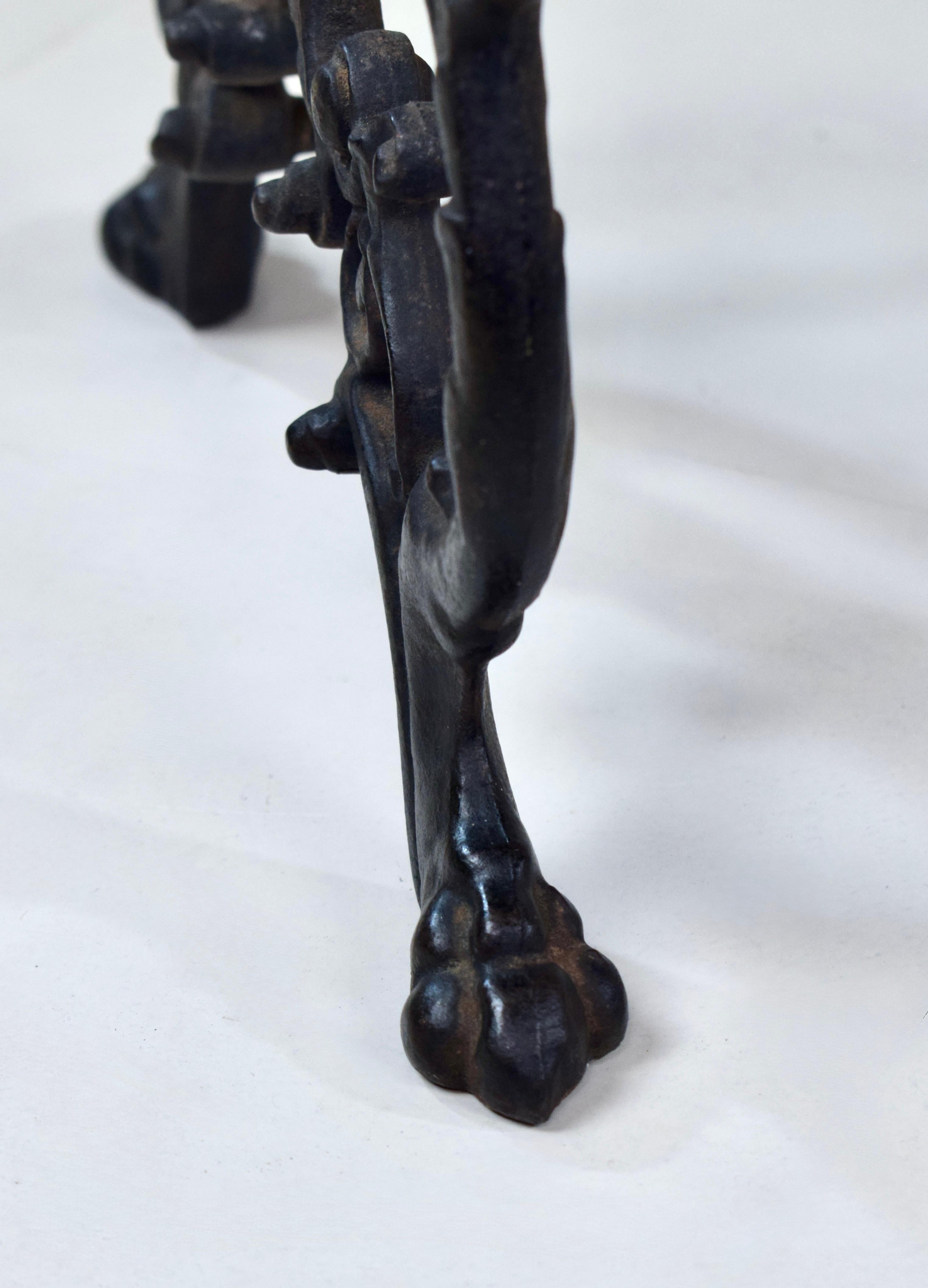 1920's Antique Cast Iron Window Bench principios del siglo XX en venta