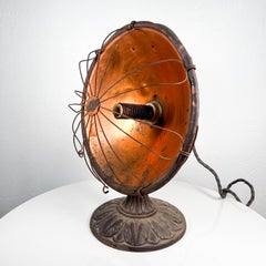 1920s Antique Copper Universal Electric Heater Art Deco Landers Frary Clark