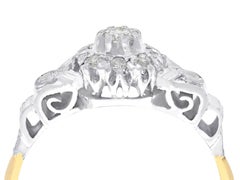 1920s Diamond and Yellow Gold Engagement Ring