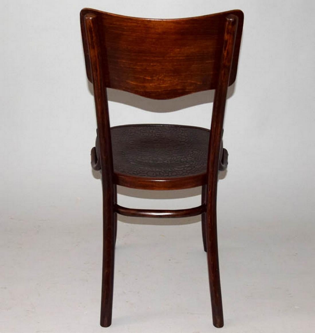 Early 20th Century 1920s Antique Dining Chairs by Jozef Mintzis, Poland For Sale