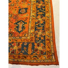 1920s Antique Fine Turkish Oushak Rug