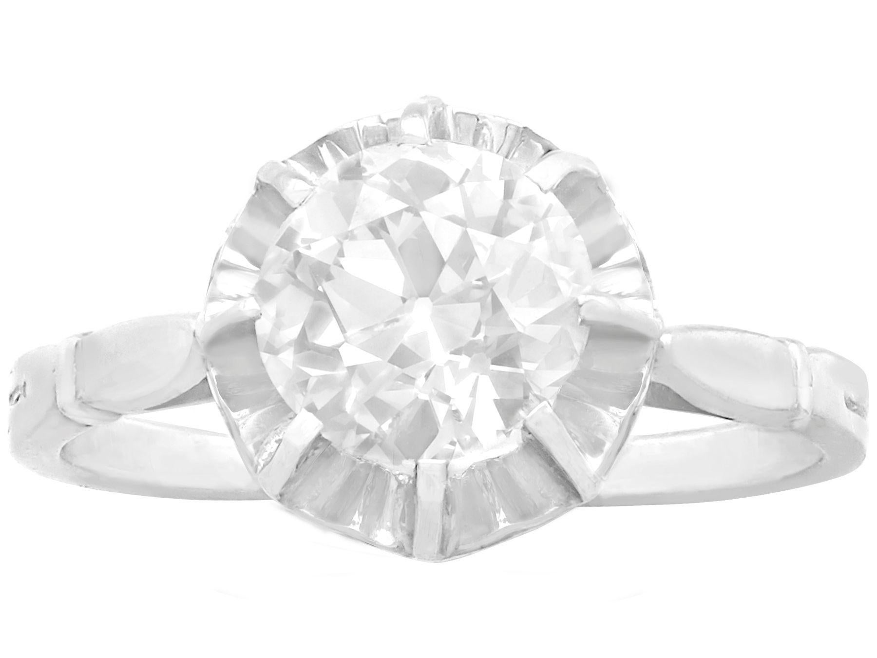 18k diamond engagement ring