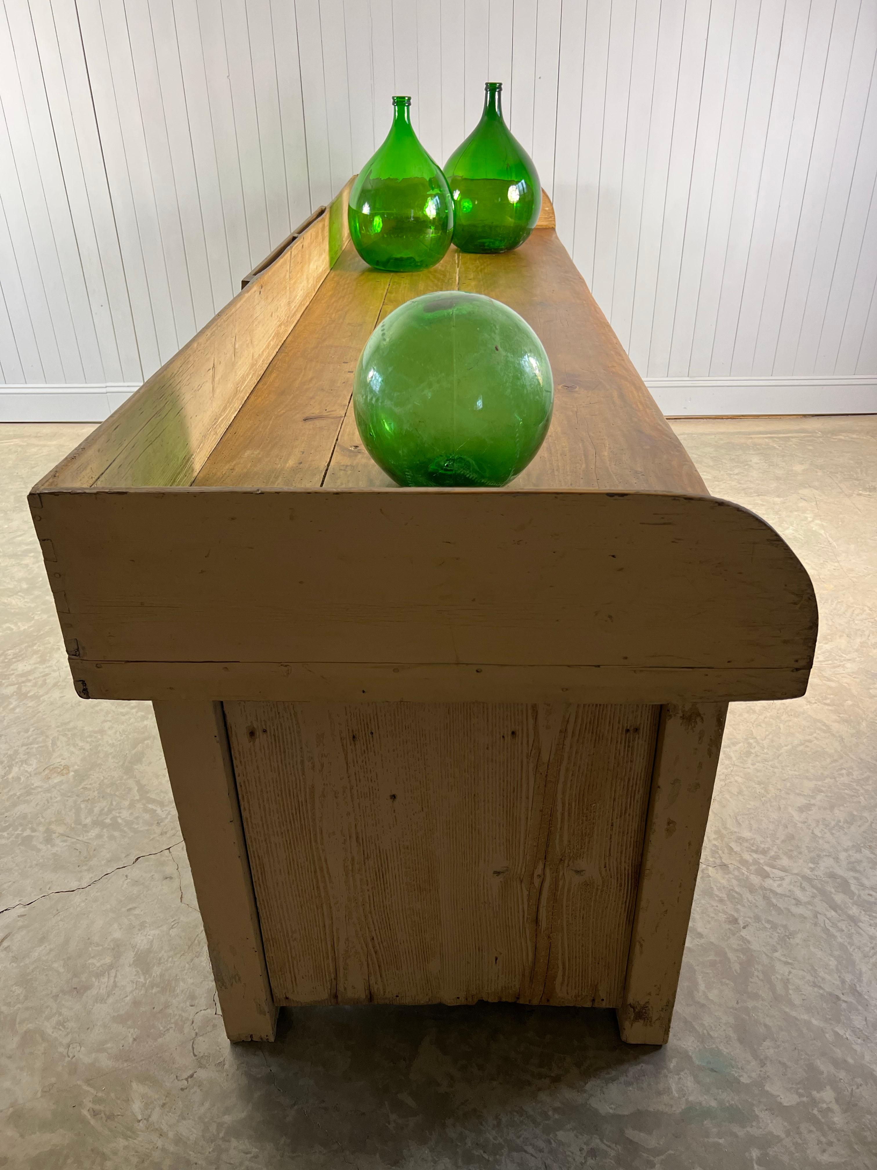 1920s Antique French Bakery Sideboard For Sale 3