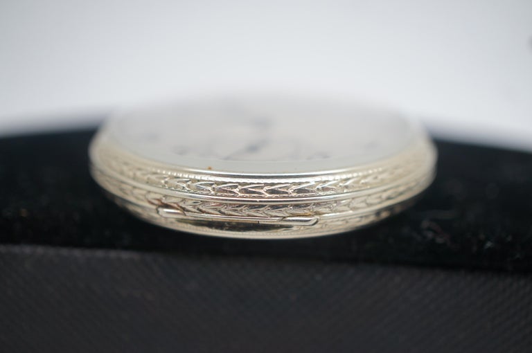 1920s Antique Hamilton Fahys 912 Pocket Watch 14k Gold Filled 17 Jewels