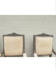 1920’s Antique Italian Set of 4 Arm Chairs