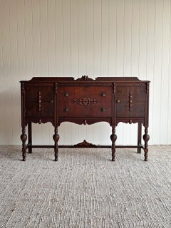 Credenza d'epoca in mogano in stile giacobiano, anni '20