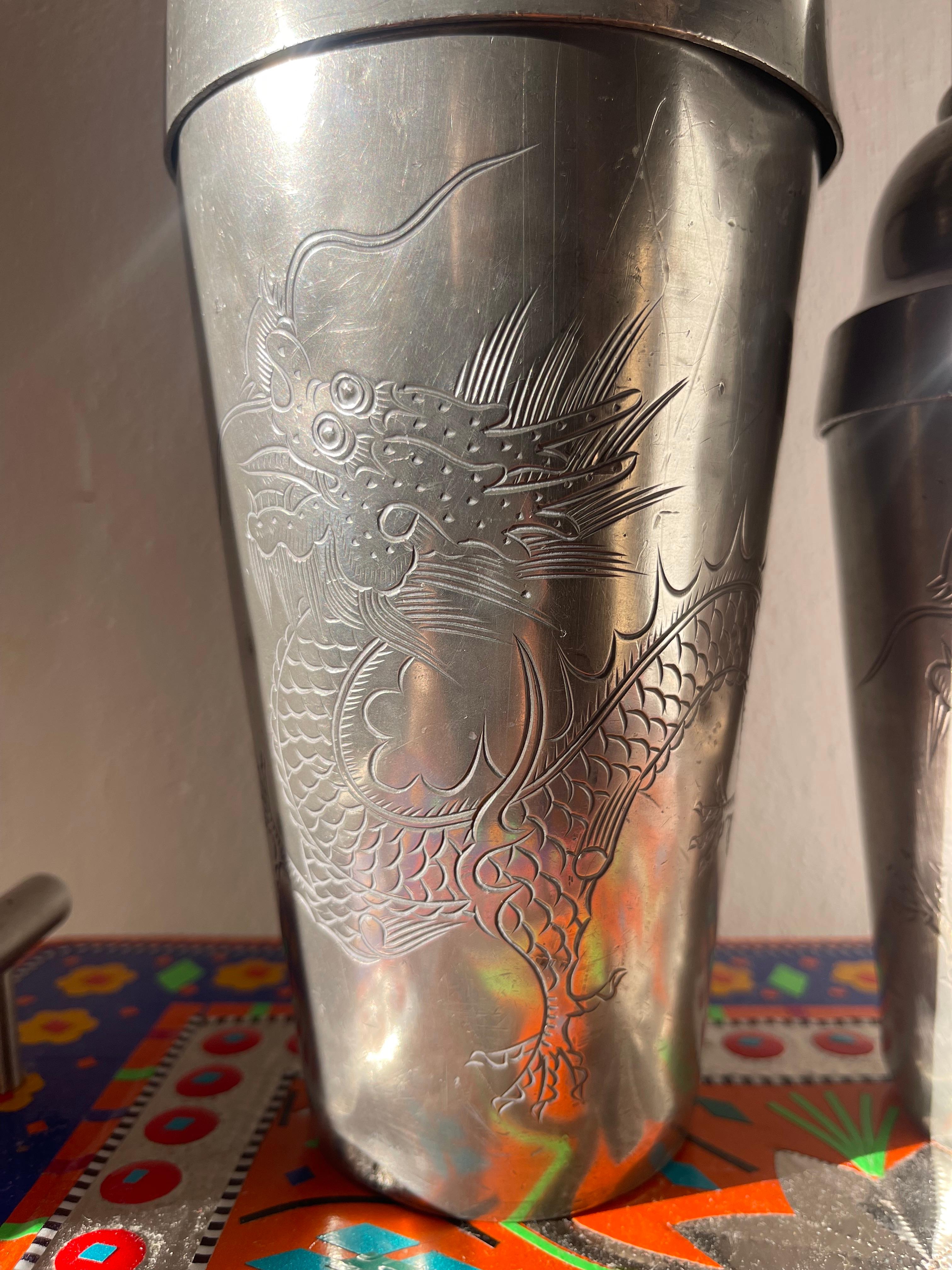 Antico Kut Hing Swatow Cocktail/Martini Shaker del 1920 in vendita 5