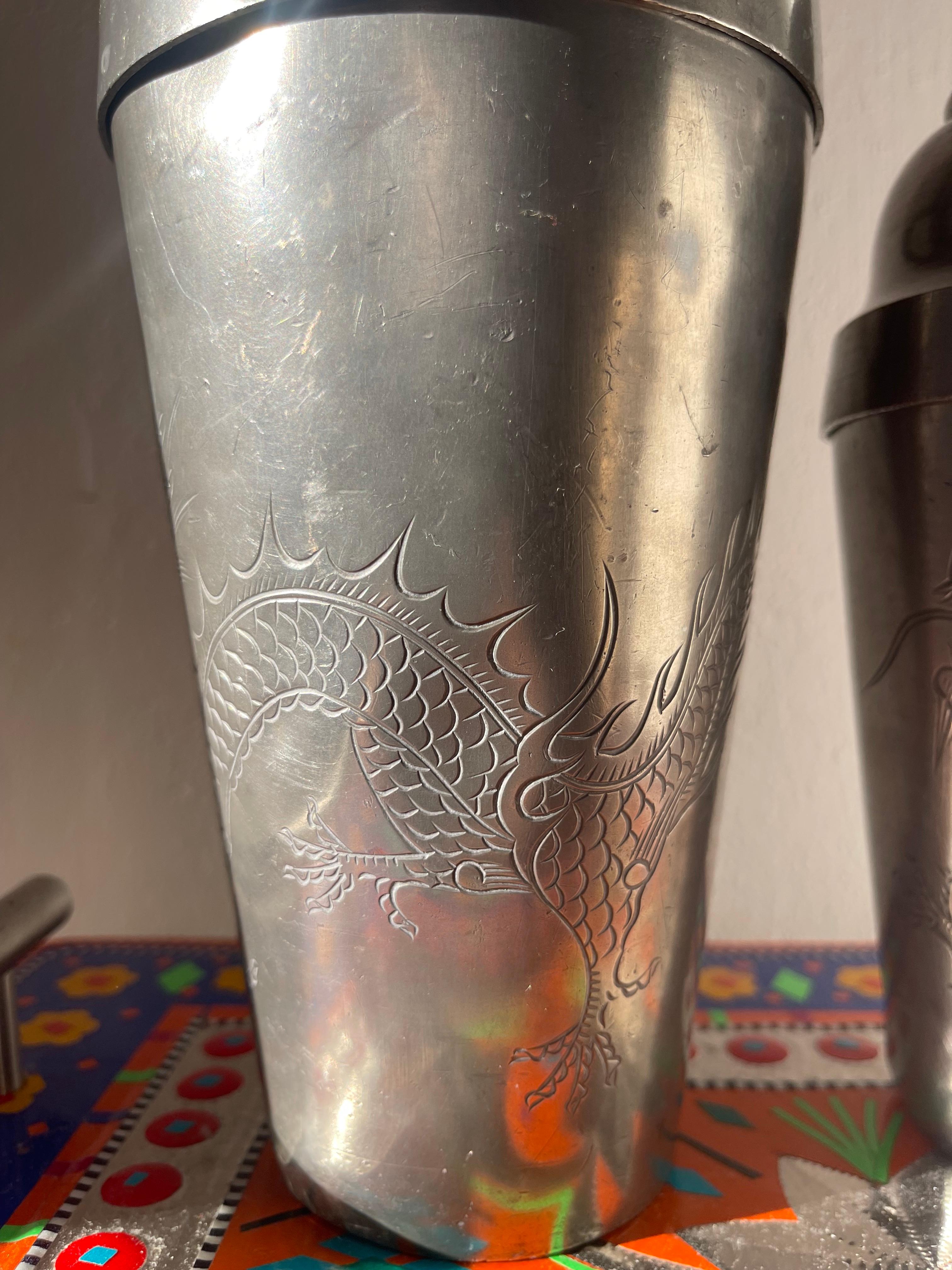 Antico Kut Hing Swatow Cocktail/Martini Shaker del 1920 in vendita 6