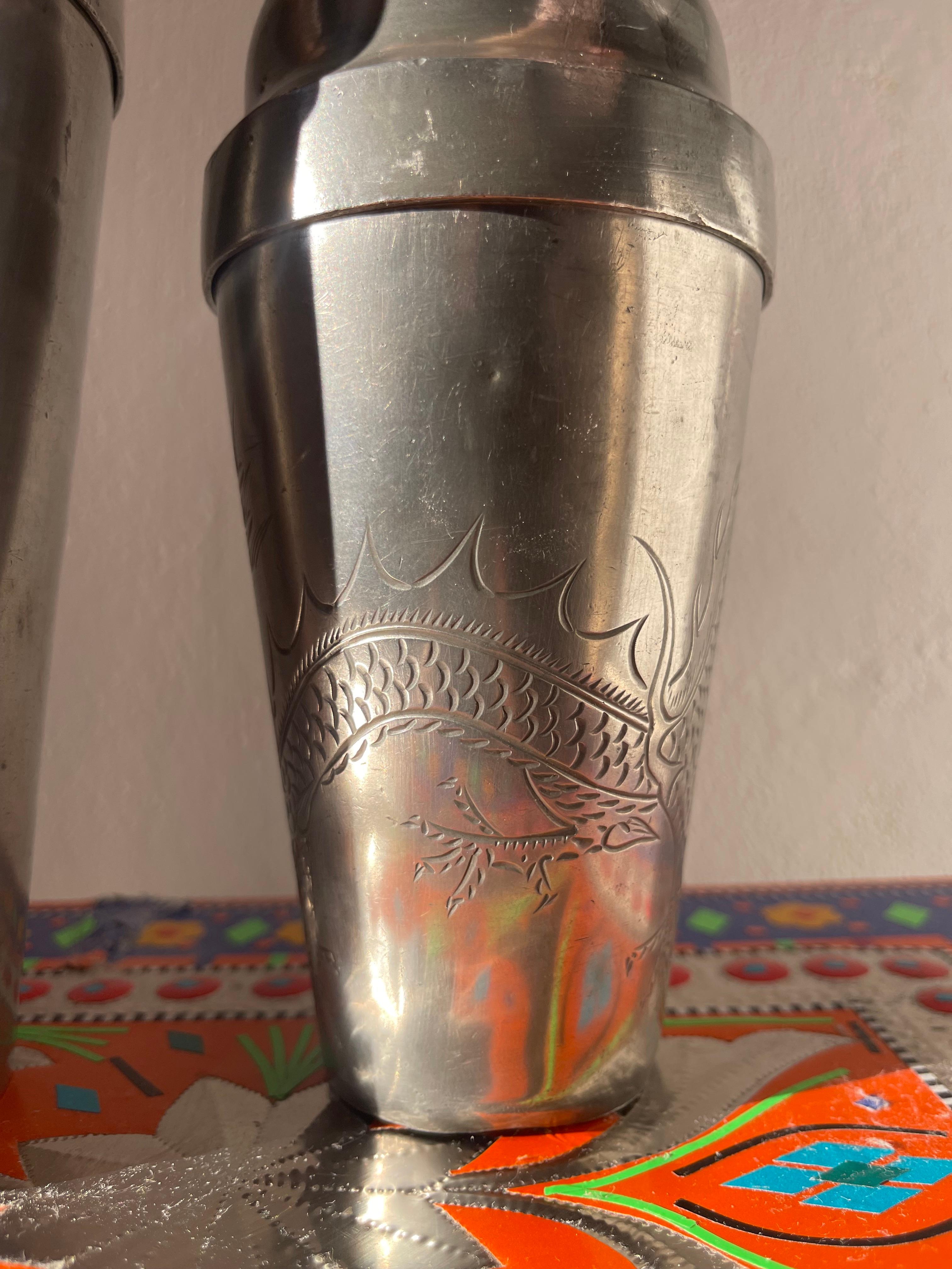 Antico Kut Hing Swatow Cocktail/Martini Shaker del 1920 in vendita 8