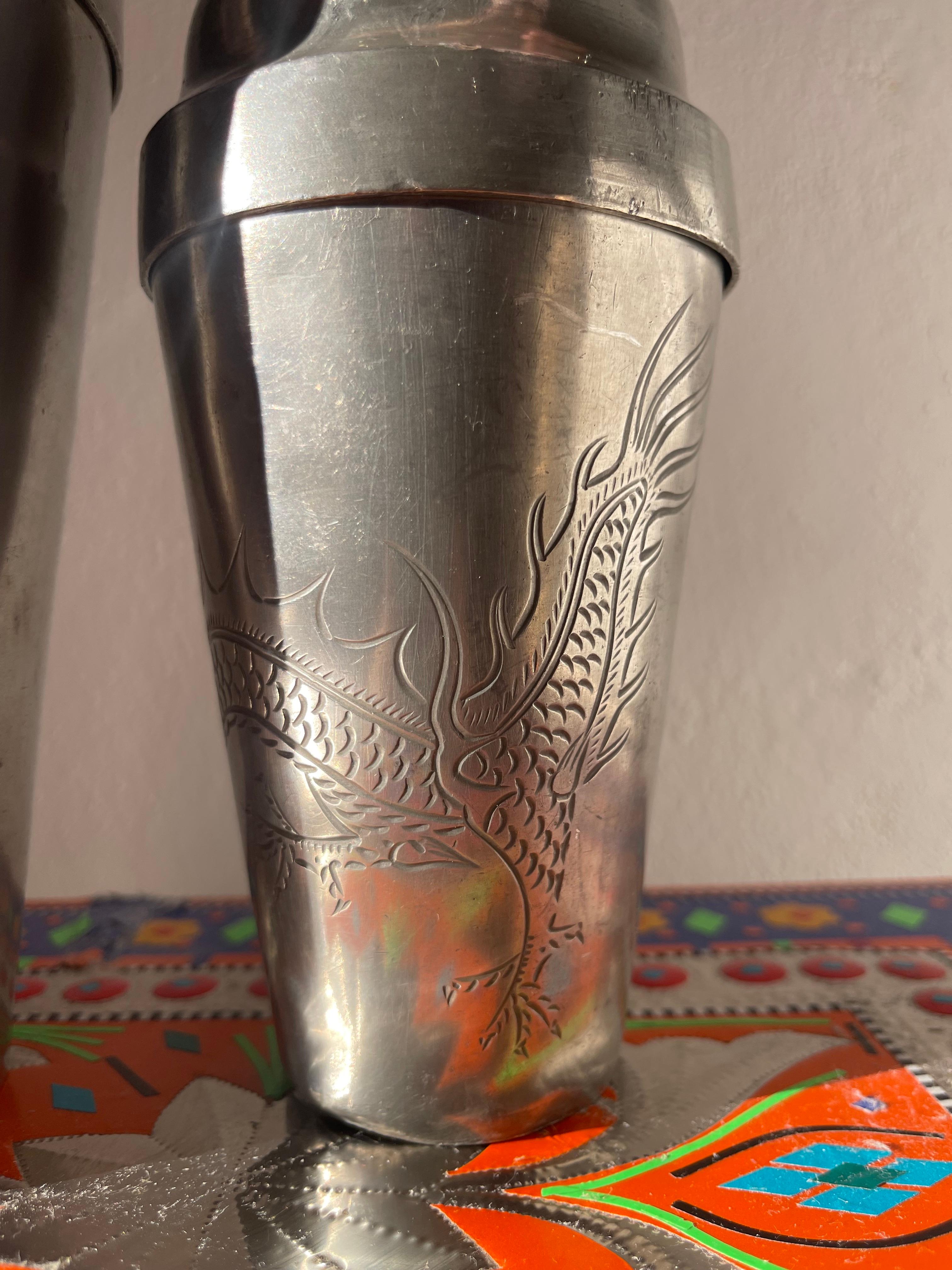 Antico Kut Hing Swatow Cocktail/Martini Shaker del 1920 in vendita 9