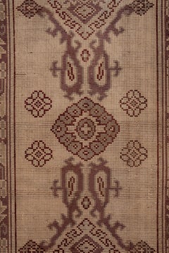 1920s Antique Long Oushak Runner