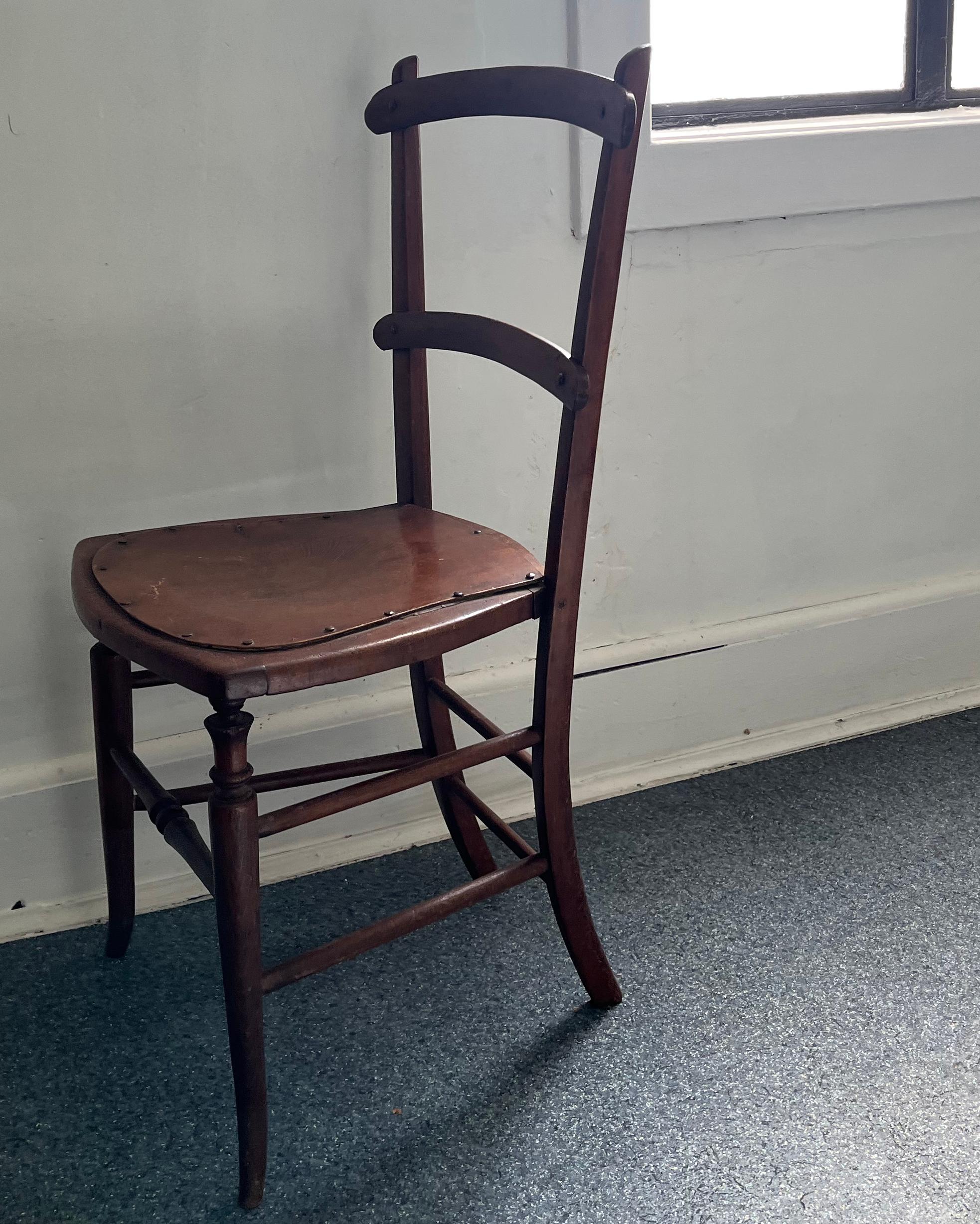 1920s Antique Luterma Bistro Bentwod Chair from Estonia, Northern Europe For Sale 1