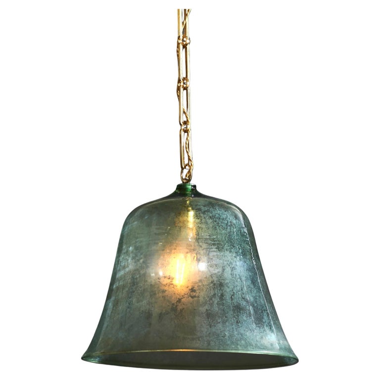 1920s Antique Melon Cloche Pendant For Sale at 1stDibs