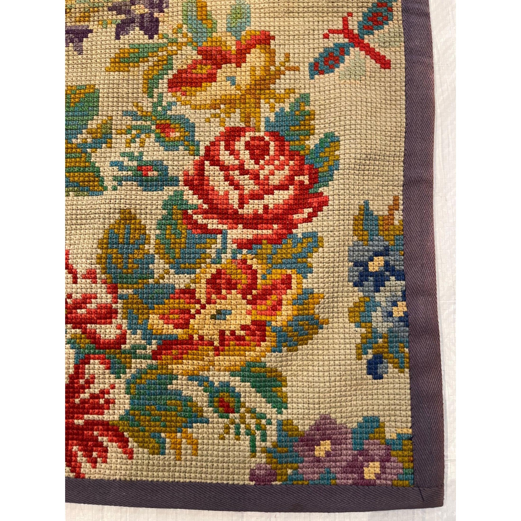 Other 1920s Antique Needlepoint Runner For Sale