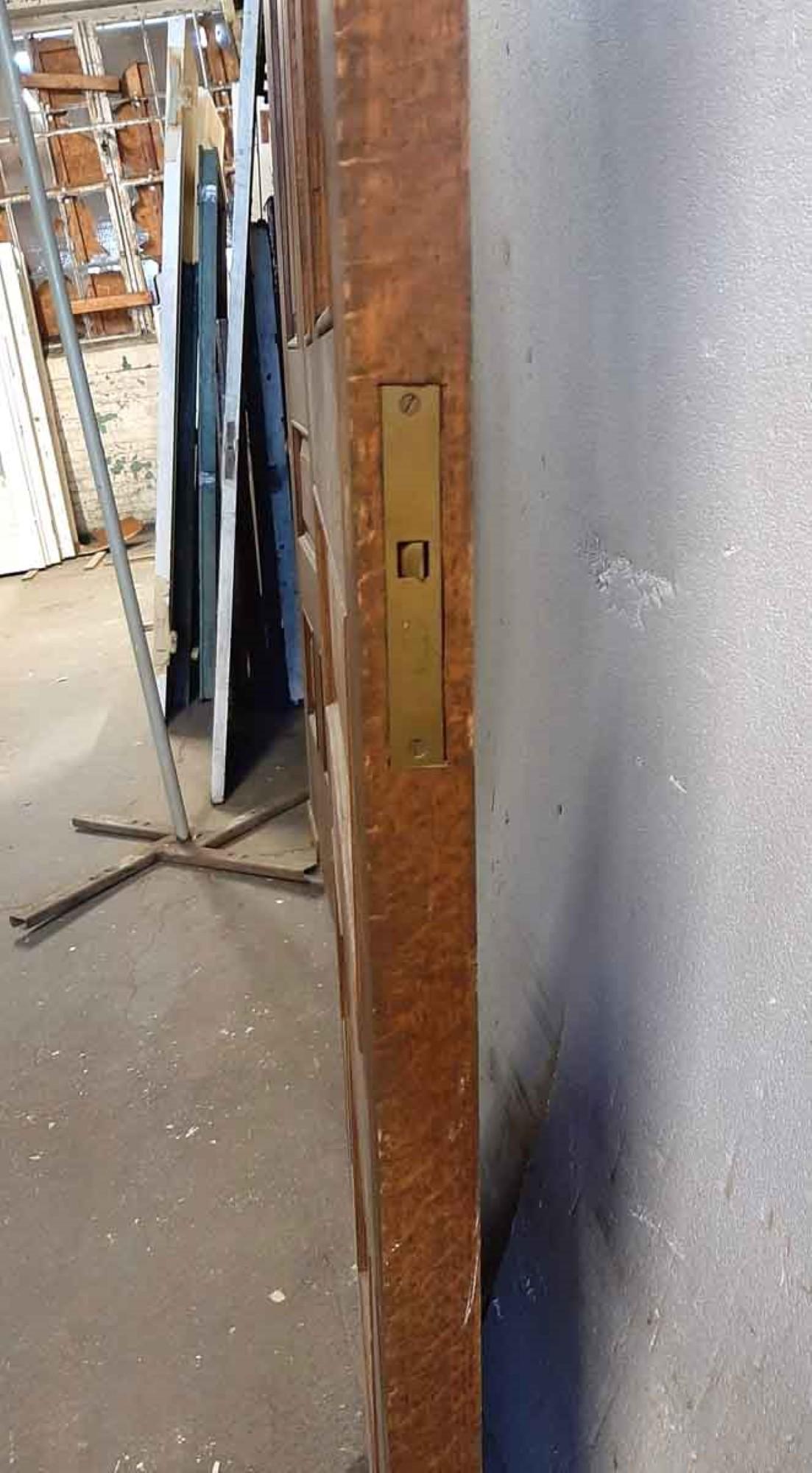1920s Antique Oak Passage Door with Eight Panels In Good Condition In New York, NY