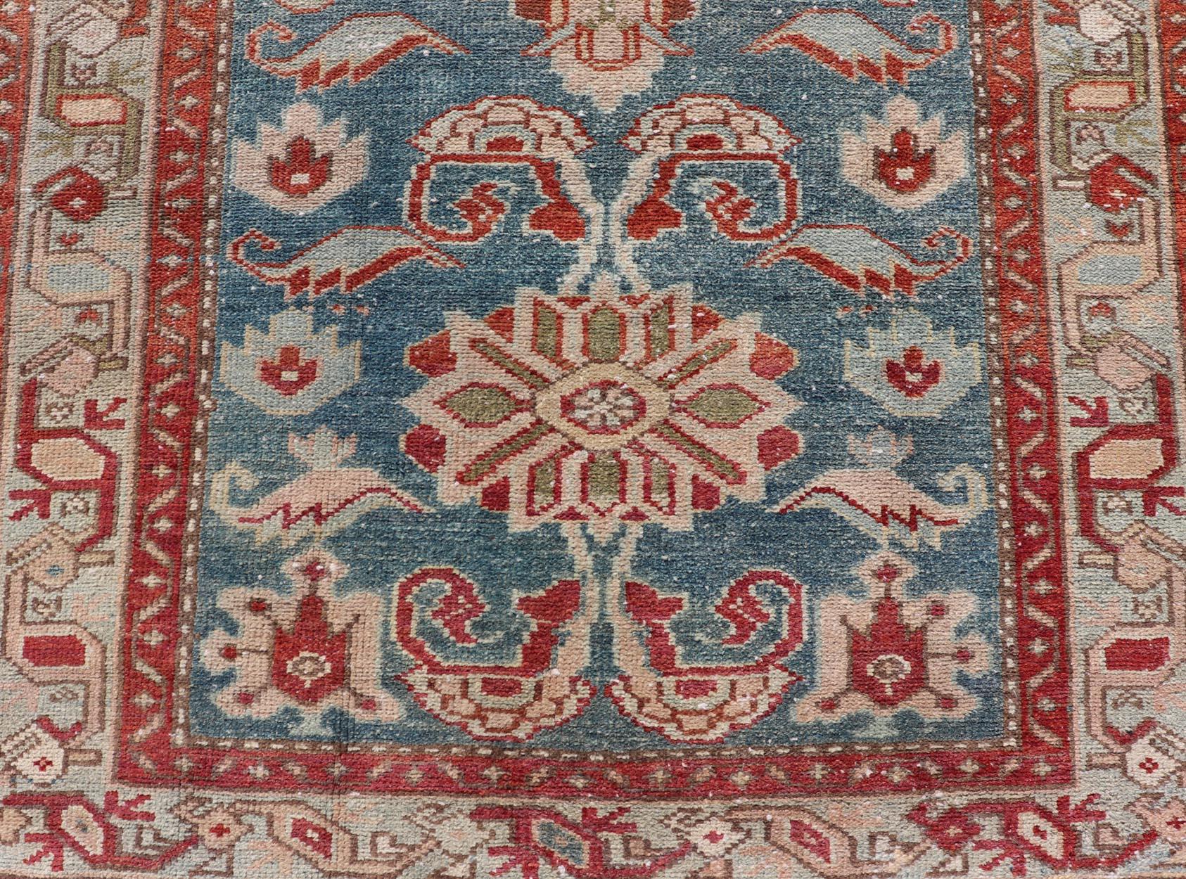 1920's Antique Persian Hamadan Rug   3'1