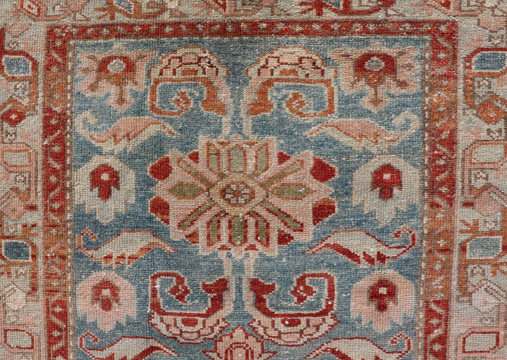 1920's Antique Persian Hamadan Rug   3'1