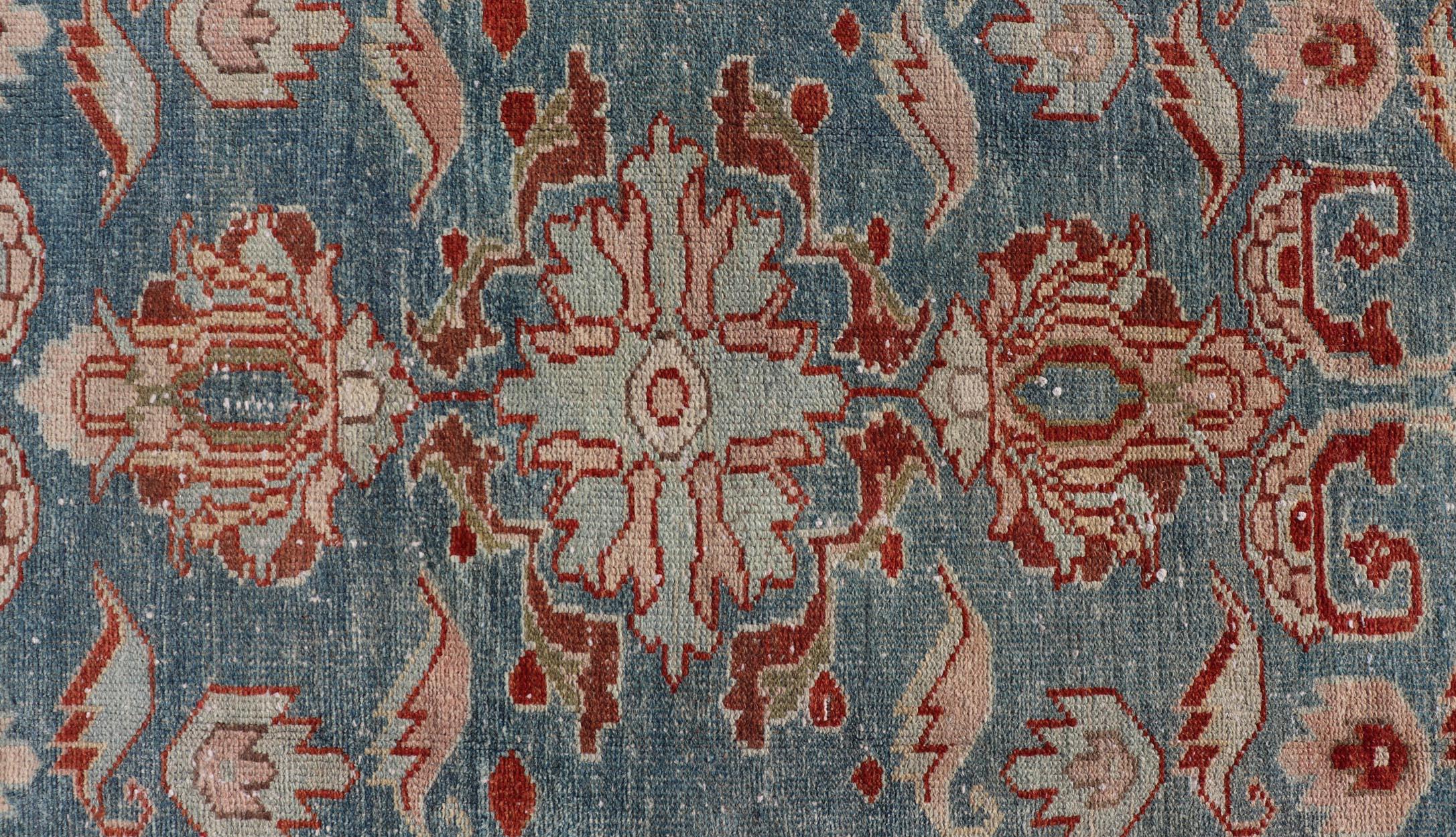 Antique 1920's Persian Hamadan Rug. Keivan Woven Arts/ rug/ EMB-22293, country of origin / type: Iran / Type of rug: Hamadan, circa 1920.

This exquisite Antique Persian Hamadan Rug, circa 1920, measures 3'1