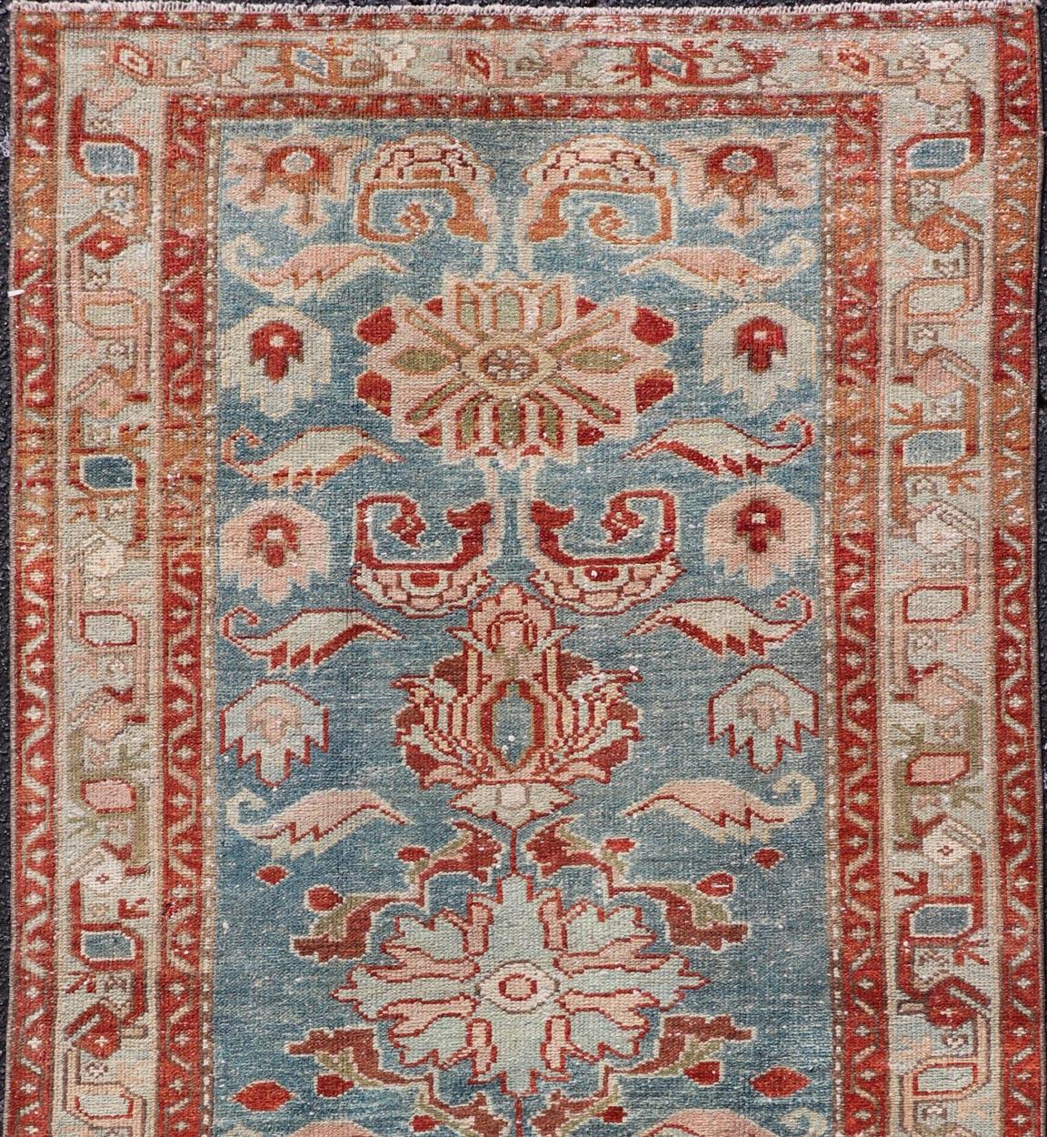 Malayer 1920's Antique Persian Hamadan Rug   3'1