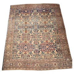 1920s Antique Persian Mahal Rug  10x14
