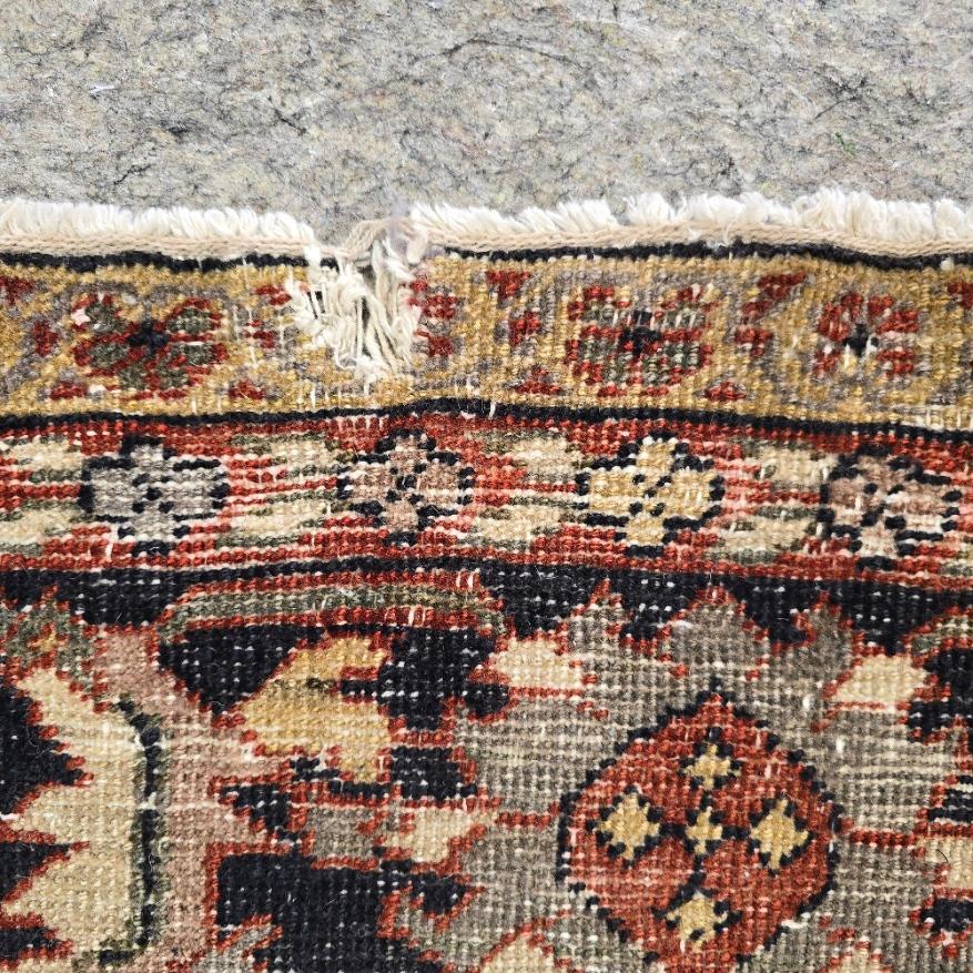 Sultanabad 1920s Antique Persian Mahal Rug Ralph Lauren square 10x11 For Sale