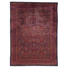1920's Antique Persian Sarouk Carpet with Timeless Traditional Style