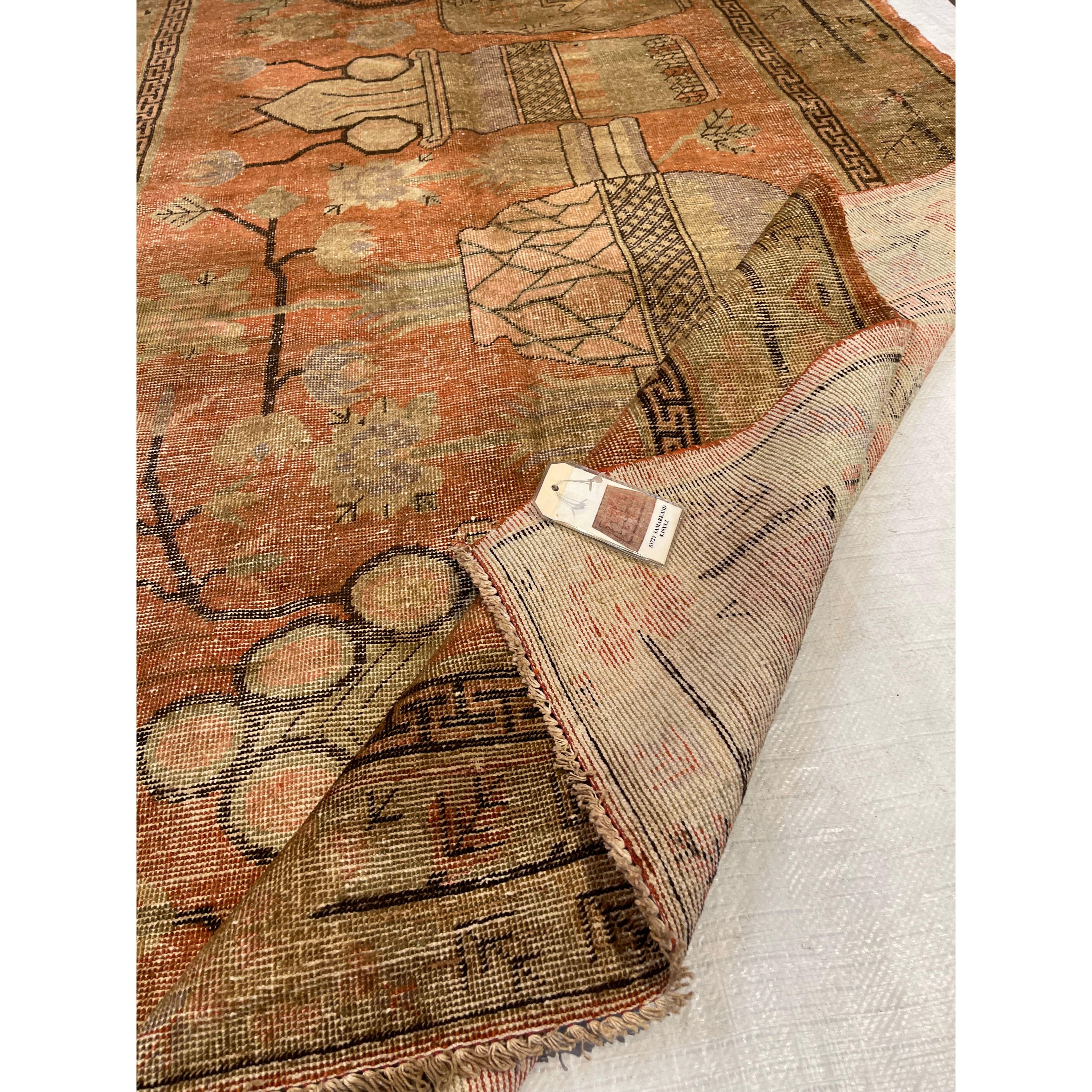 1920er Jahre Antiker Samarkand-Teppich (Sonstiges) im Angebot