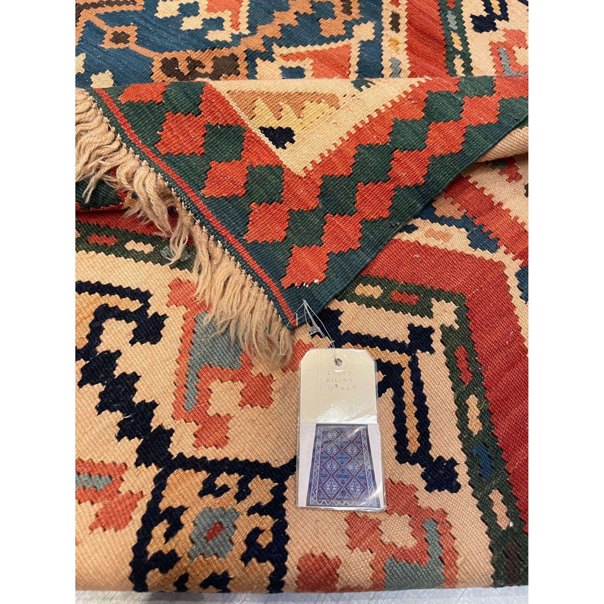 1920er Jahre Antiker schwedischer Kilim-Teppich (Asiatisch) im Angebot