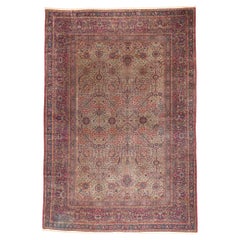 Tapis turc ancien Sivas des années 1920 avec style traditionnel