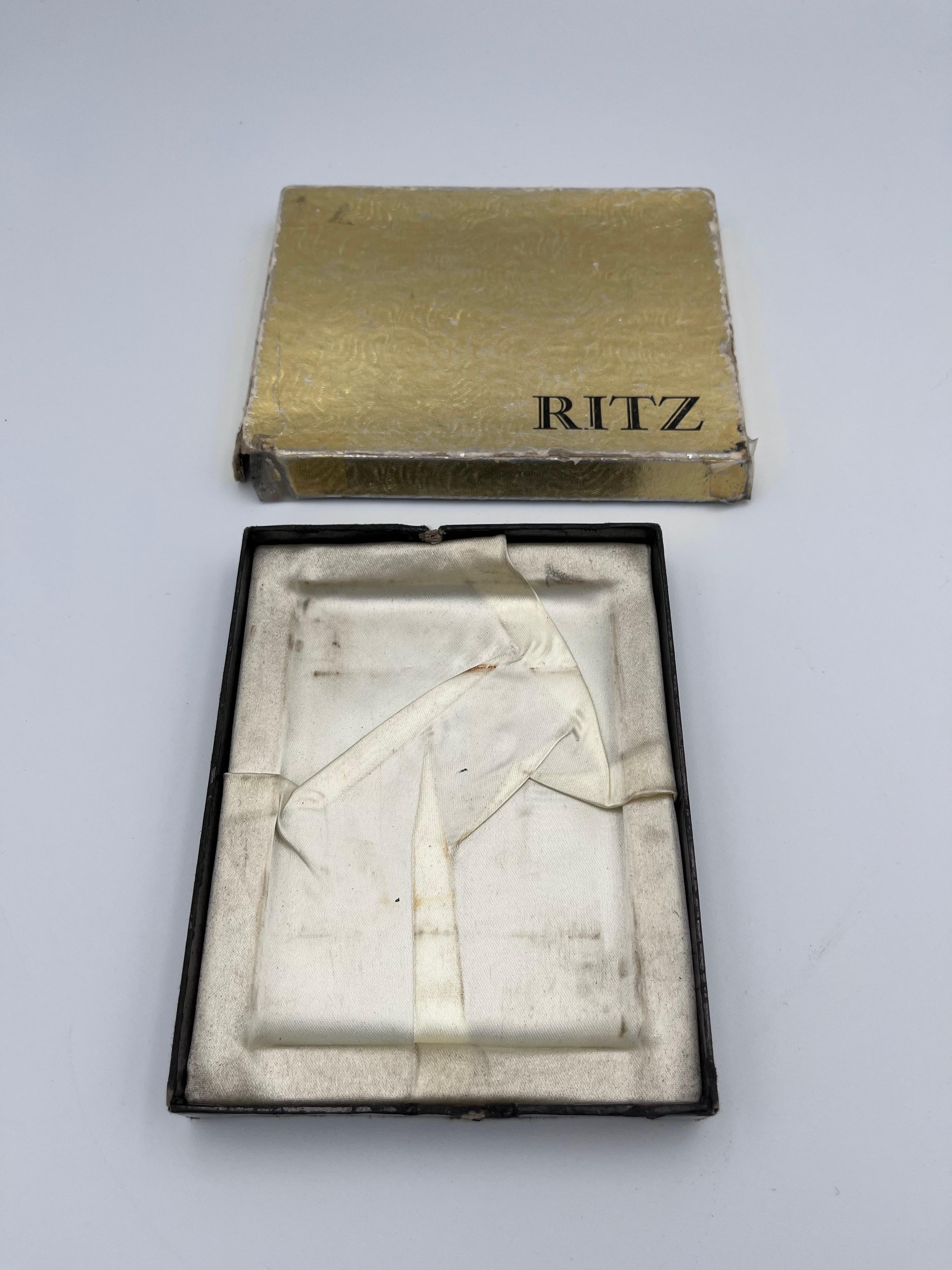 Austrian 1920's Art Deco Austria Cigarette Case & Lighter Crocodile Design & Original Box For Sale